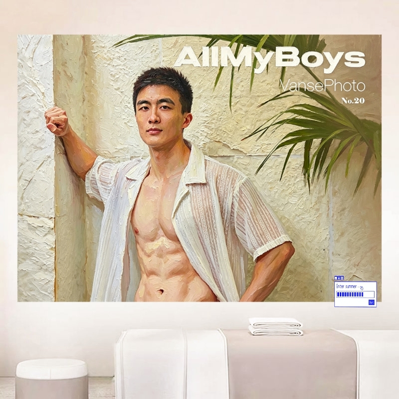 European and American Fashion Men's Decorative Paintings, Posters, Wall Art, Alternative Muscle Man Bedroom Decor Styles European and American Fashion Men's Decorative Paintings, Posters, Wall Art, Alternative Muscle Man Bedroom Decor Styles