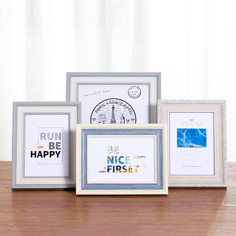 Modern Brief Photo Frame Swing Bench 5 Inch 6 Inch 7 Inch Hung Wall Custom Photo Frame 7 Inch 8 Inch Inch A4 Creative Phase Frame