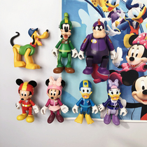 Cute Cartoon Cartoon Mickey Mouse Tang Old Duck Creative Three-dimensional Magnetic Fridge Post Whiteboard Dongle Plate Decoration Magnetic Sticker