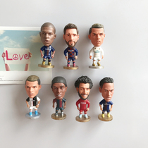 3D Stereoscopic Football Stars C RomesiNeymar Little Rombappe Magnetic fridge with decorative creative gift