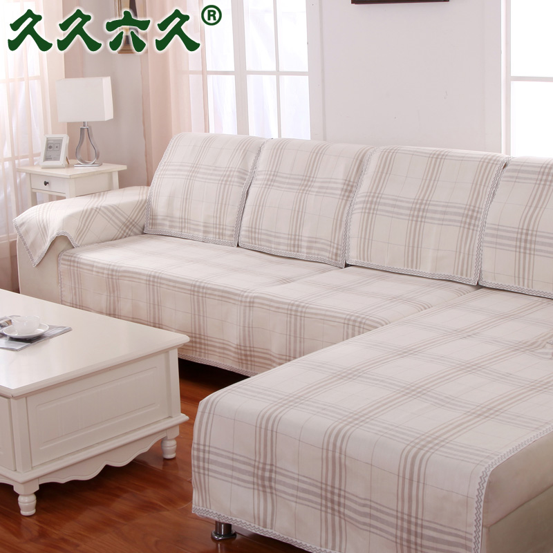 Four seasons pure linen sofa cushion fabric fashion breathable sofa cushion sofa towel sofa cover custom