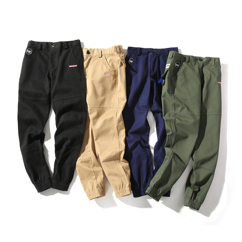 Harlen pants bag pants tide beam pants overfire in pants men and Korean version of trend hip hop casual pants