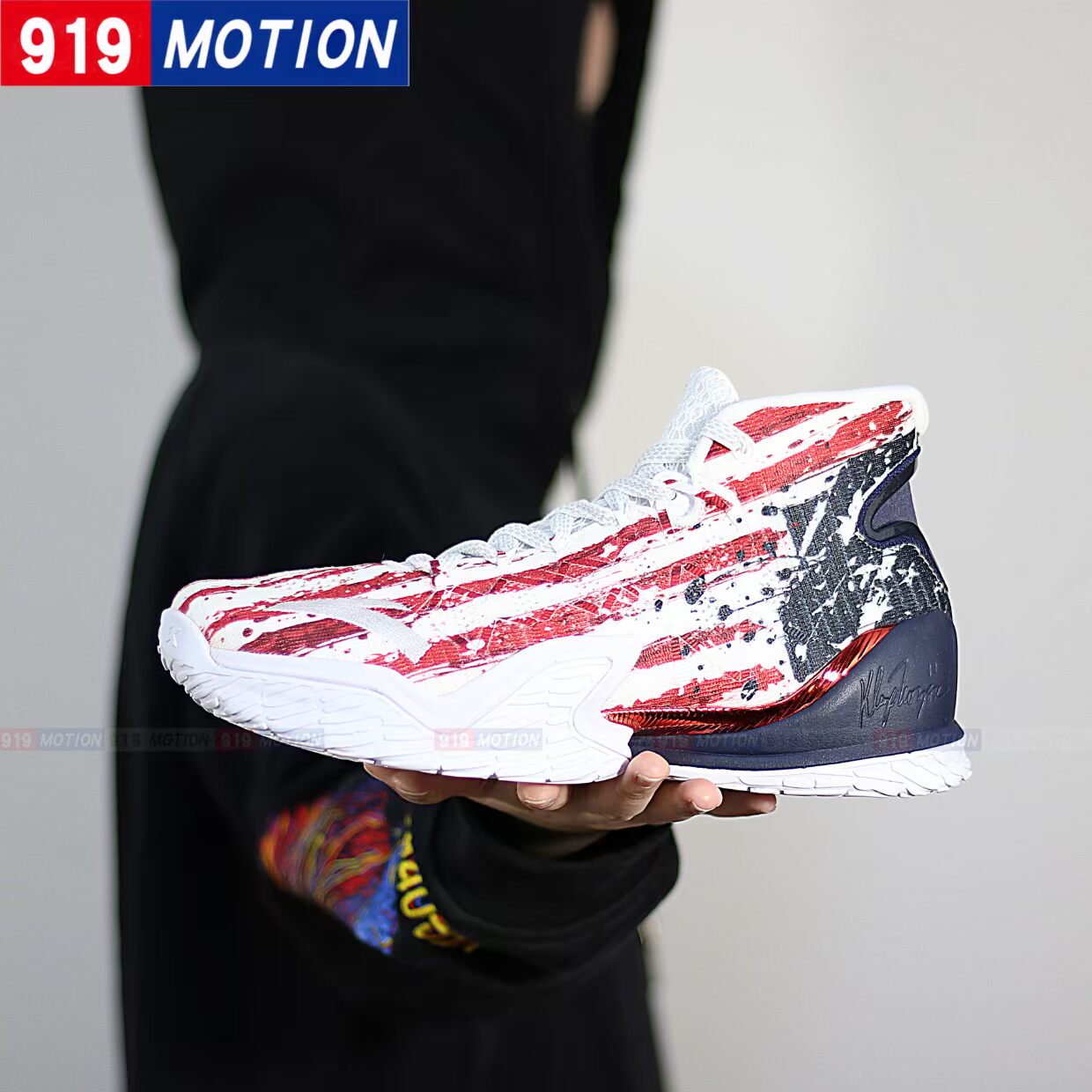 Giày bóng rổ Anta mới 2018KT4 Thompson bốn thế hệ Giáng sinh giày cao cổ nam giày bóng rổ nam