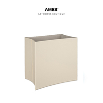 AMES waste paper storage Lou multi-color leather wooden storage tube elegant geometric villa study model room