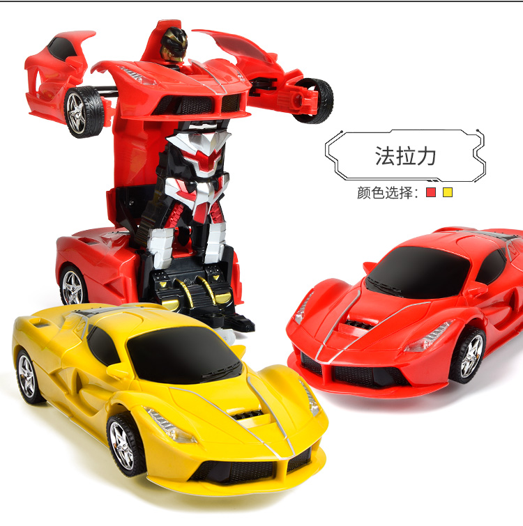 Biến dạng cảm ứng điều khiển từ xa Xe sạc năng động kim cương robot đồ chơi xe ô tô 3-6-9 tuổi đồ chơi cho bé 1 tuổi