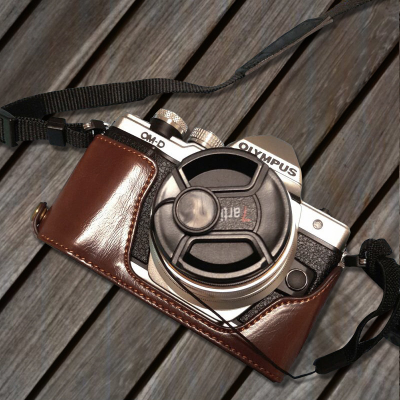 Olympus PENF EPL9 10 8 7 EM5 EM10III Mark4 Leather Base Camera Purpose Leather Camera