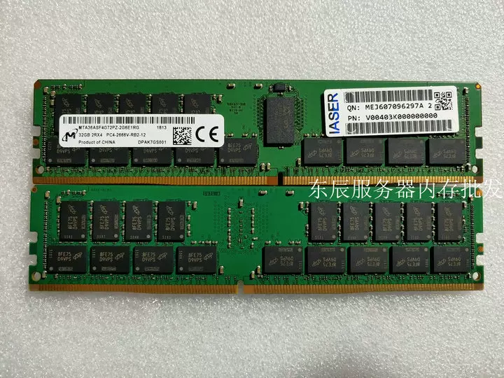 Оригинальная оперативная память Inspur 32G 2RX4 PC4-2666V DDR4 2666 ECC RDIMM для сервера