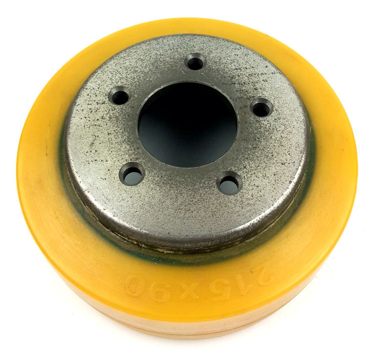 Electric heap high machine wheel moves easy to pass BT electric handling vehicle high car drive wheel 215*75 90 active wheel