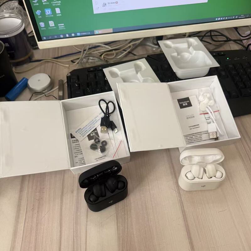 Senmai Tws500Nc Active Noise-Cancelling Anc True Wireless Bluetooth Headphones Have Balanced Sound Quality, Beautiful Appearance, and Excellent Battery Life