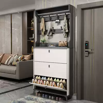 Ultra-thin shoe cabinet home doorway simple modern large capacity tipping bucket porch side cabinet small house shoe rack