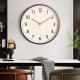 Japanese-Style Wall Clock Solid Wood 2026 New Model Living Room Home Use Simple High-End Natural Wood Cream Style Wall-Mounted Clock
