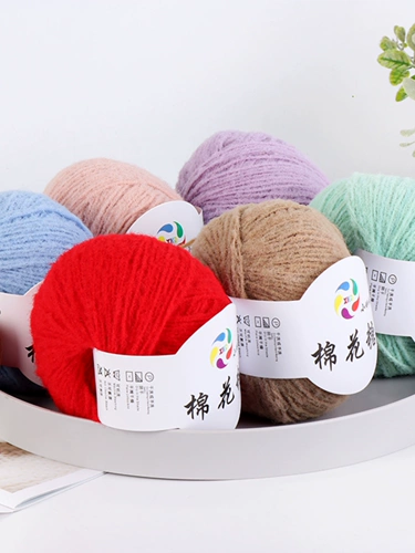 Хлопковый шерстяной войлок ручной работы, набор материалов, крючок для вязания, кукла, шарф, «сделай сам»