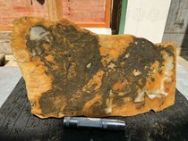 Natural Yellow Dragon jade stone stone rough stone Yellow Dragon Jade grass flower raw stone wool weight 5 thousand grams