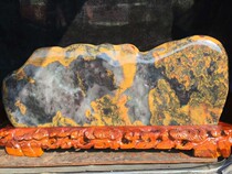 Guilin chicken blood jade chicken oil yellow grass flower screen decoration specifications: 9*38 * 80CM weight 42KG