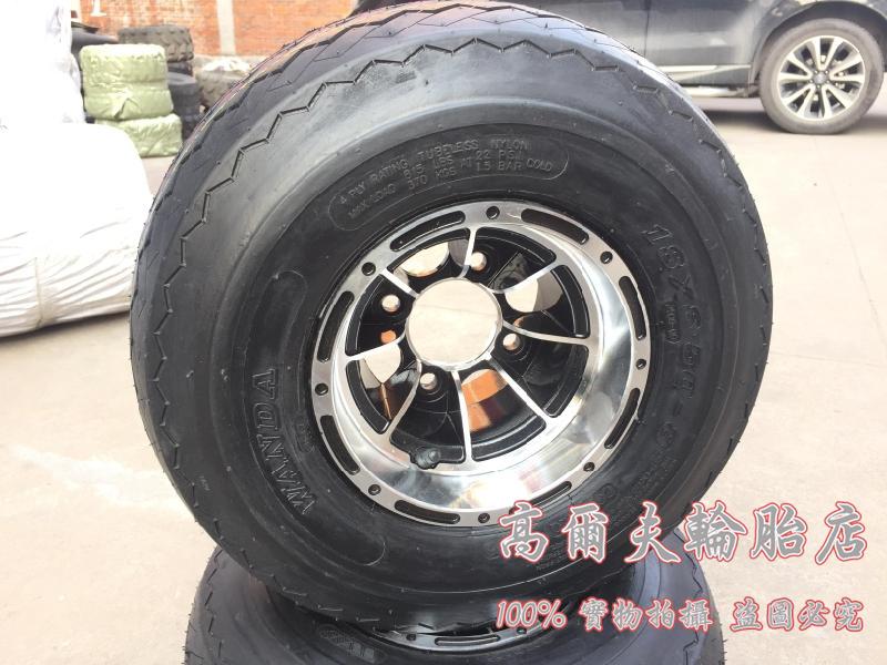 Golf cart Brand tires 8 inch vacuum tire 18x8 50-8 plus aluminum alloy steel ring 4x101 6 holes distance