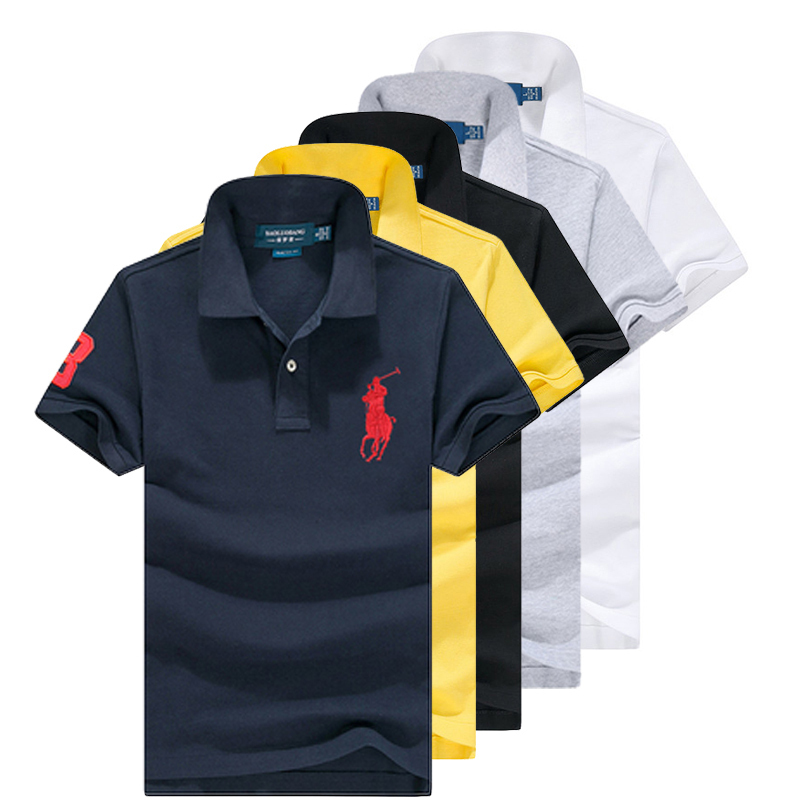 Summer Plus-Size Slim-Fit Polo Shirt for Men, Short-Sleeve T-Shirt, Pure Cotton, Trendy Polo Shirt with Turn-Down Collar, Half-Sleeve Summer Plus-Size Slim-Fit Polo Shirt for Men, Short-Sleeve T-Shirt, Pure Cotton, Trendy Polo Shirt with Turn-Down Collar, Half-Sleeve