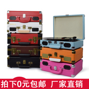 đầu đọc đĩa than giá rẻ Máy ghi âm vinyl ghi âm cầm tay retro cầm tay máy ghi âm cổ điển Đài phát thanh phòng khách châu Âu U đĩa Bluetooth âm thanh - Máy hát 	đầu đĩa than micro dd8