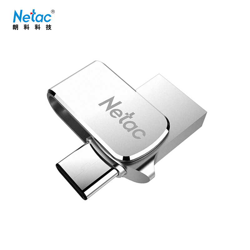 Netac Ranko U disk mobile phone computer dual use 32G mobile phone U disk Type-C high speed USB3 0 mini metal u780c