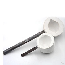 Carbon silicon analyzer molten iron molten steel sampling spoon molten iron spoon ceramic spoon carbon silicon test molten iron spoon high resistance