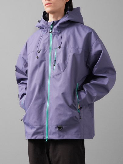 American-Style Three-Proof Jacket for Men, Spring and Autumn, Youth Outdoor Windproof and Waterproof Mountaineering Clothing, Workwear Jacket, Hooded Coat