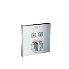 Дождь отклонителя 汉斯格雅单把手淋浴龙头 双功能 暗装 方形15768007+01800180