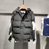 G-dian gió 2018 nam mới mùa thu và mùa đông cotton vest nam hood hood vest vest đẹp trai phiên bản hàn quốc áo vest nam tuổi 50 Áo vest cotton