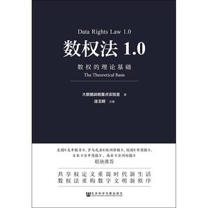 数权法1.0 数权的理论基础 连玉明主编 著 连玉明 编 无 译 法学理论社科 新华书店正版图书籍 社会科学文献出版社