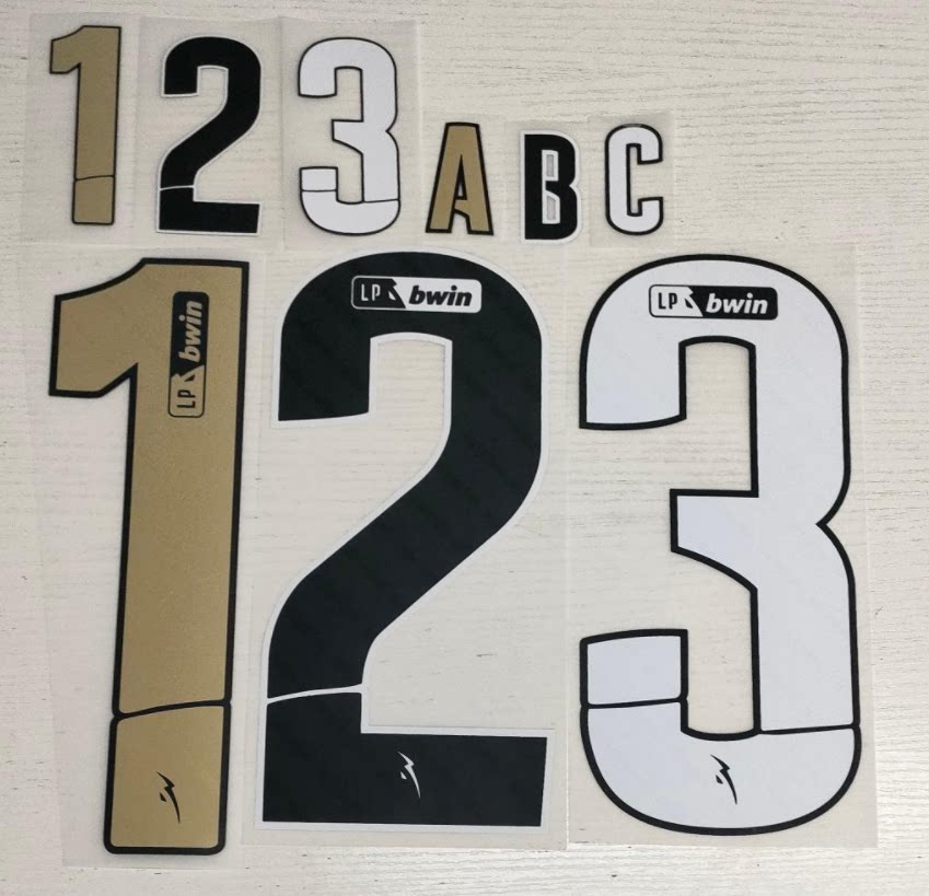 21-22 season Portuguese ultra golden black white superA quality thermal transfer jersey number