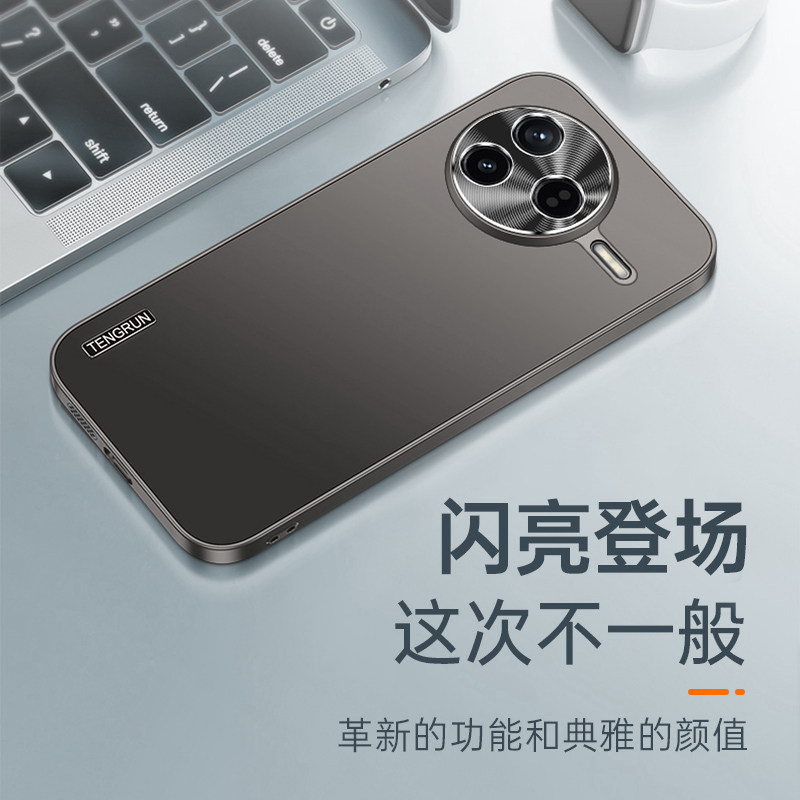 Suitable for Redmi K80 Phone Case, Xiaomi Redmi K80 Pro Protective Silicone Cover, Full Coverage Anti-Drop, High-End Matte Hard Case for Redmi K80 Supreme Edition, Trendy and Simple Business Style, New Light Luxury Style for Men and Women