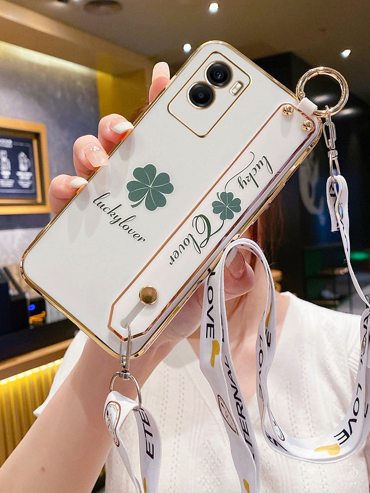 Suitable for Vivo Y35 Phone Case, New Vivo Y35M Wristband Protective Case, V2230A Silicone, Full Coverage Vivo Y0, Anti-Drop 5g Soft Case, Vivo Crossbody Lanyard, Y35 for Women, Fresh and Trendy