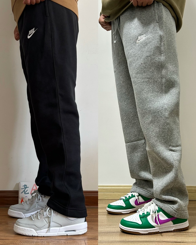 Nike Men's Autumn and Winter Running Sports Casual Loose Velvet-Lined Warm Straight-Leg Pants Sweatpants Bv2708 Nike Men's Autumn and Winter Running Sports Casual Loose Velvet-Lined Warm Straight-Leg Pants Sweatpants Bv2708