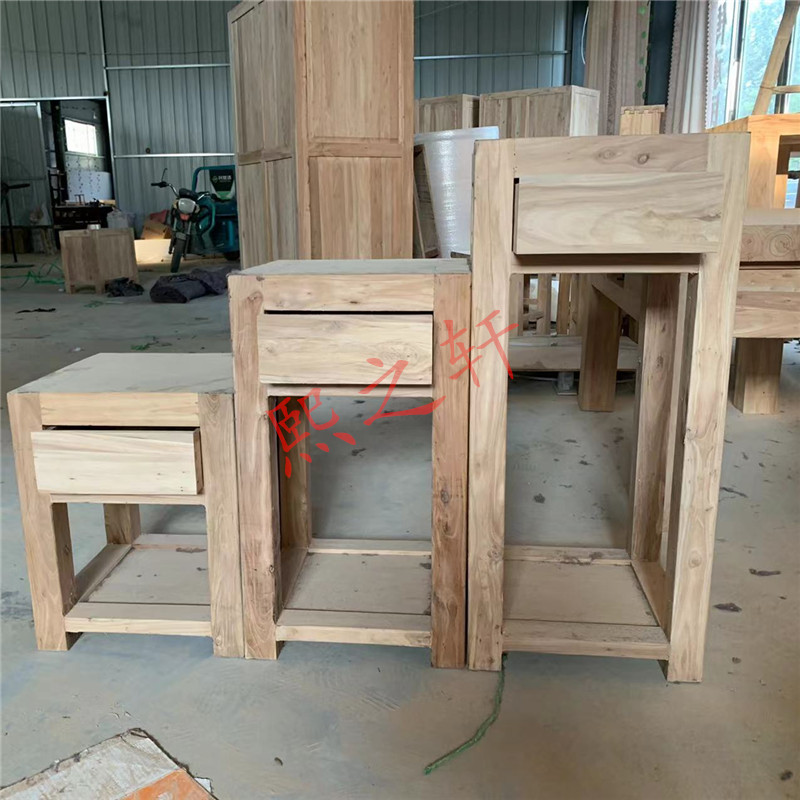 Old elm antique backgammon wooden flower stand vase fish tank rack living room floor rack solid wood square flower table