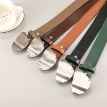 Japanese FC womens belt belt clothing with jeans belt dress belt fashionable and exquisite high-end sense