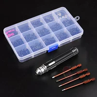 Большой пакет с винтом+четырех инструмента