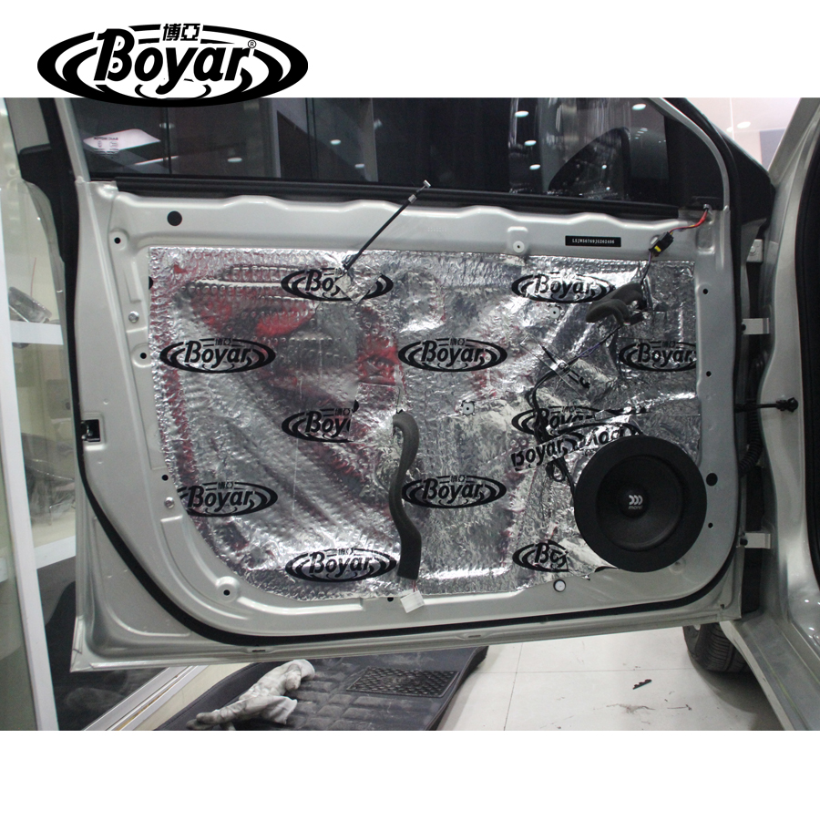 Boyar car sound insulation material Car four-door floor trunk four-wheel arc shockproof plate sound-absorbing sound insulation cotton
