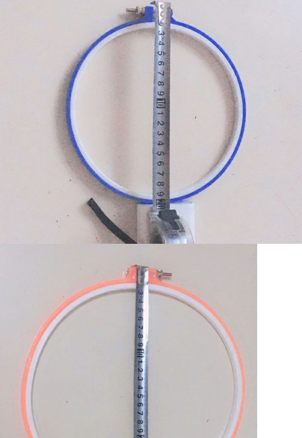 Tự làm phụ kiện công cụ kệ tròn thêu khâu thêu ring hoop cố định vào khung thêu thêu khâu căng - Công cụ & phụ kiện Cross-stitch mẫu tranh thêu
