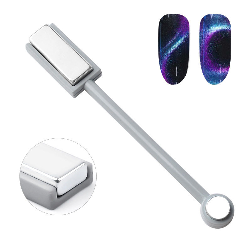 Nail art tools double-headed powerful cat's eye magnet original one light special 3D magic cat's eye glue magnet