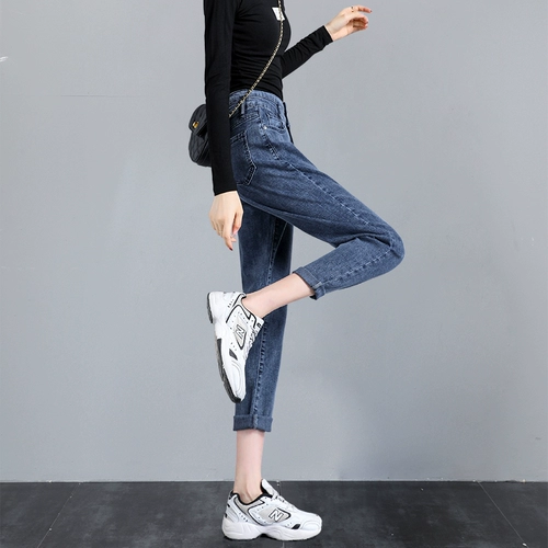 Флисовые штаны, демисезонные джинсы с начесом, приталенные леггинсы, 2024 года, высокая талия, свободный крой