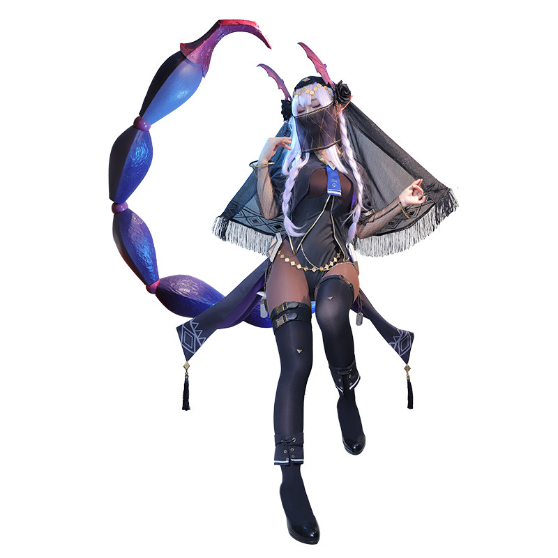 出货中猫次元明日方舟狮蝎cos面纱之下女装套装定制!超值种草!_Cosplay女装_淘宝游戏网