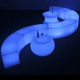 Светодиодный светообразный дуговый стул Комбинированность открытого водонепроницаемого повседневного кресла Clear Bar Ktv Fashion Creative Coffee Stul Stool