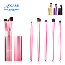 5 sets of eye shadow brush set combination eyebrow brush lip brush makeup full set of portable beginner makeup brush for beginners