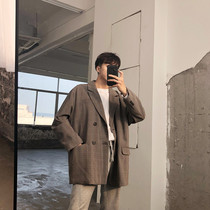 SC 20ss autumn and winter casual plaid suit oversize wind loose vintage blazer plaid