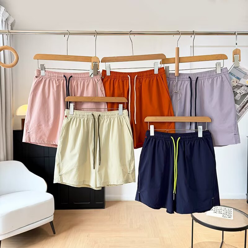 Cool Summer 2026 New Thin Quick-Drying Three-Quarter Shorts for Women Running Sports Fitness Beach Swimming Pants Casual Pants