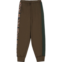 pomme Pengma casual long pants cotton closed side stripes spring clothes for men and women Jiangnan cloth children