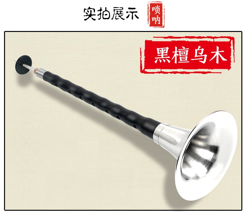Ebony mun pipa BCEFG giai điệu người mới bắt đầu trẻ em chuyên nghiệp kích thước gỗ hồng sắc - Nhạc cụ dân tộc