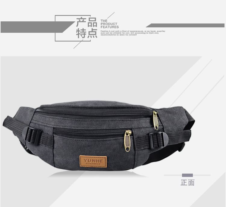 Túi vải unisex thể thao ngoài trời và ví điện thoại di động ví mới gói kinh doanh tiền thực tế chống mài mòn - Túi túi đựng điện thoại đeo that lưng