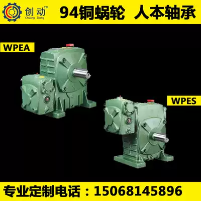 Worm gear double-stage reducer WPEA WPES40-70 50-80 60-100 80-135 100-155
