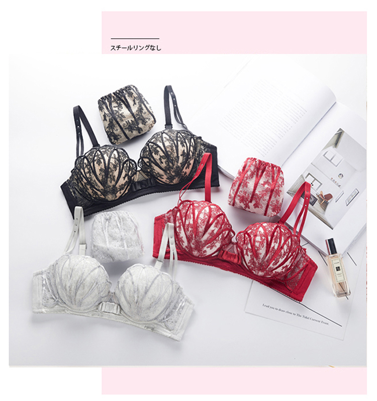 Hoa hậu áo đỏ ren áo ngực tụ tập corset ngực nhỏ gợi cảm không có vòng thép trên áo lót đồ lót ao nguc dep