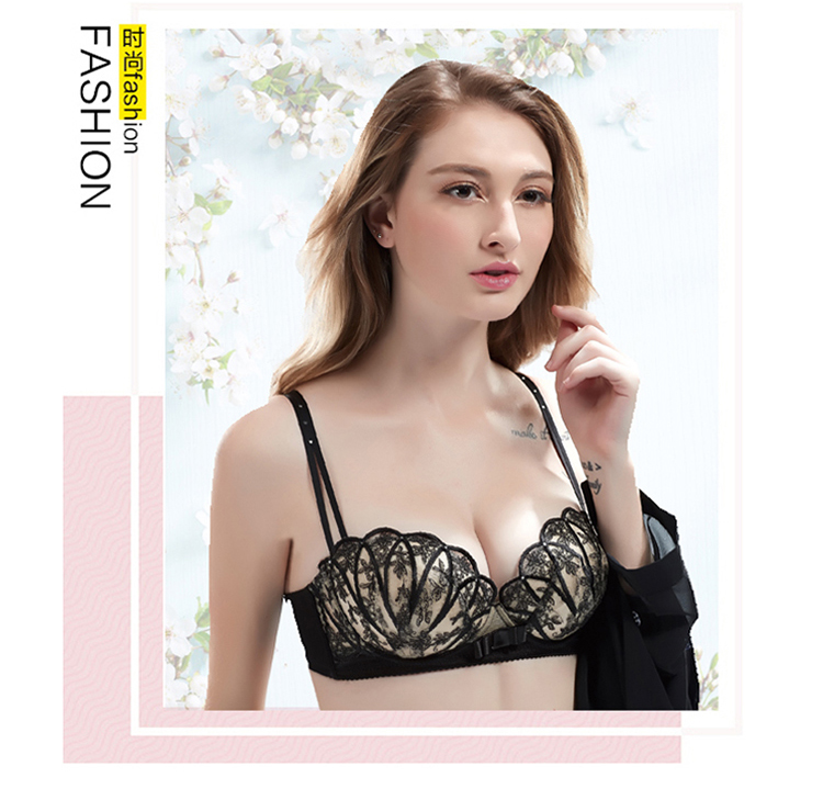 Hoa hậu áo đỏ ren áo ngực tụ tập corset ngực nhỏ gợi cảm không có vòng thép trên áo lót đồ lót ao nguc dep