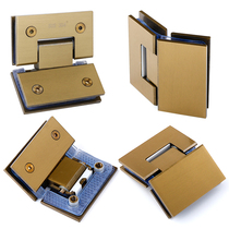 135 degree titanium gold wire frame glass door clamp 304 stainless steel bathroom clip